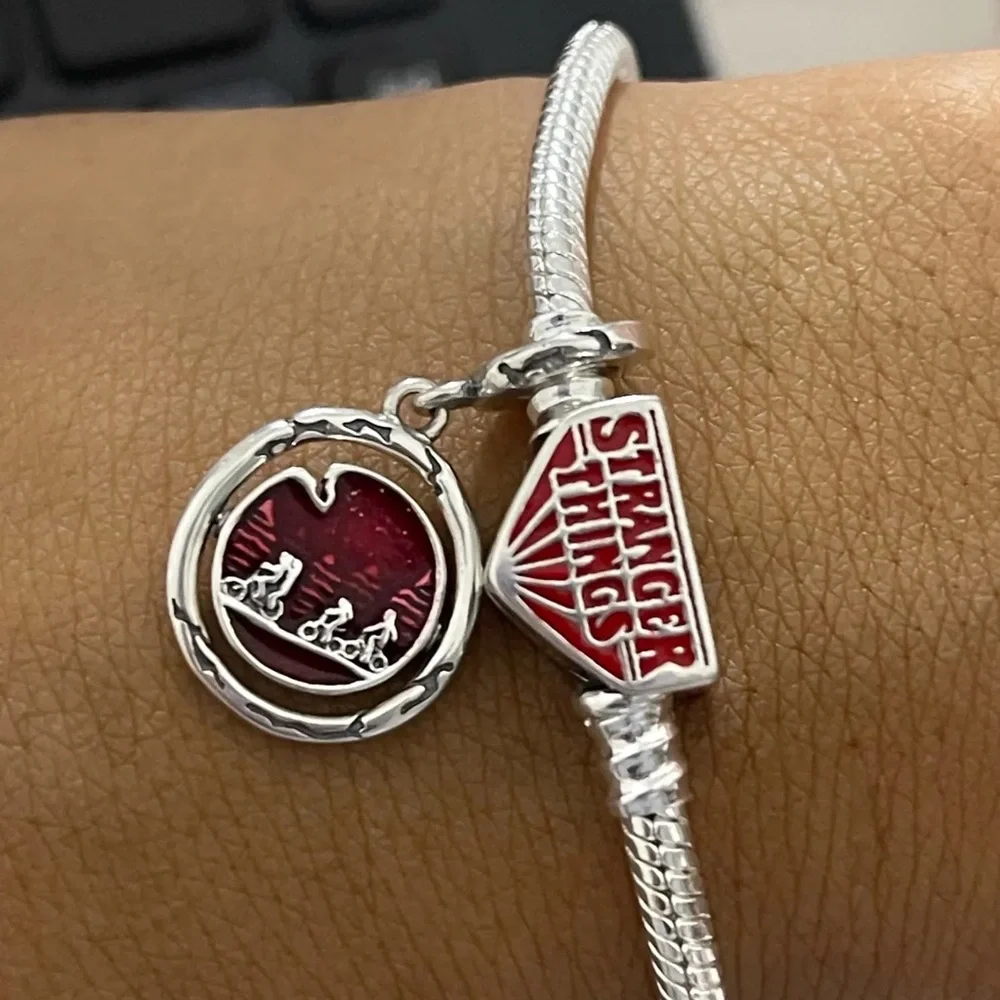 17cm Pandora All Logo x Stranger Things Bracelet Only New